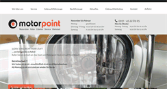 Desktop Screenshot of motorpoint-wuerzburg.de